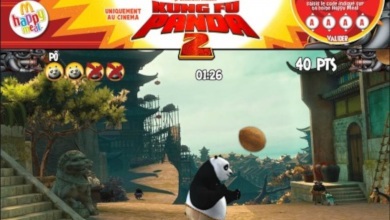 Jeu vidéo sur la franchise Kung fu panda 2, en action script 3