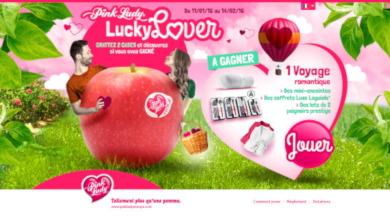 Jeu concours Facebook en HTML5, PHP et MySQL pour la marque Pink Lady